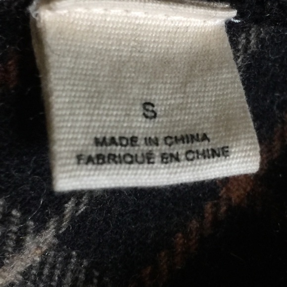 Anthro Anthropologie Moth Plaid Hoodie Jacket S - Picture 8 of 8